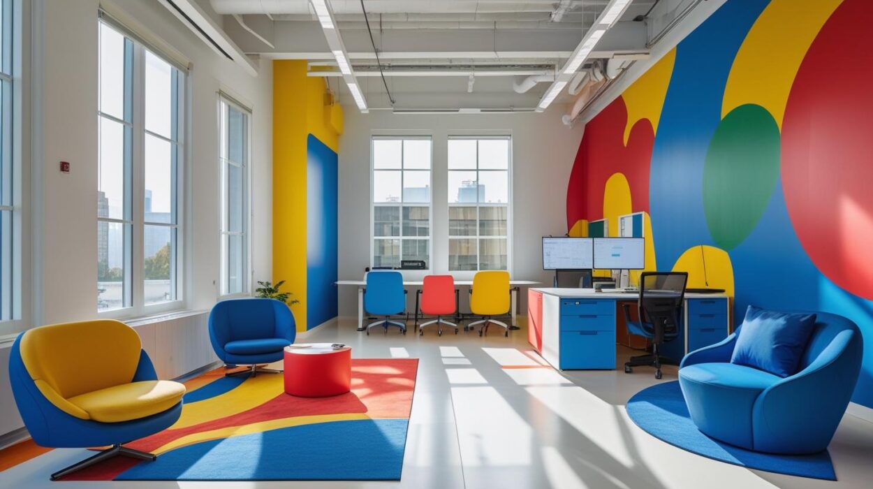 Ein Zimmer in google Farben.