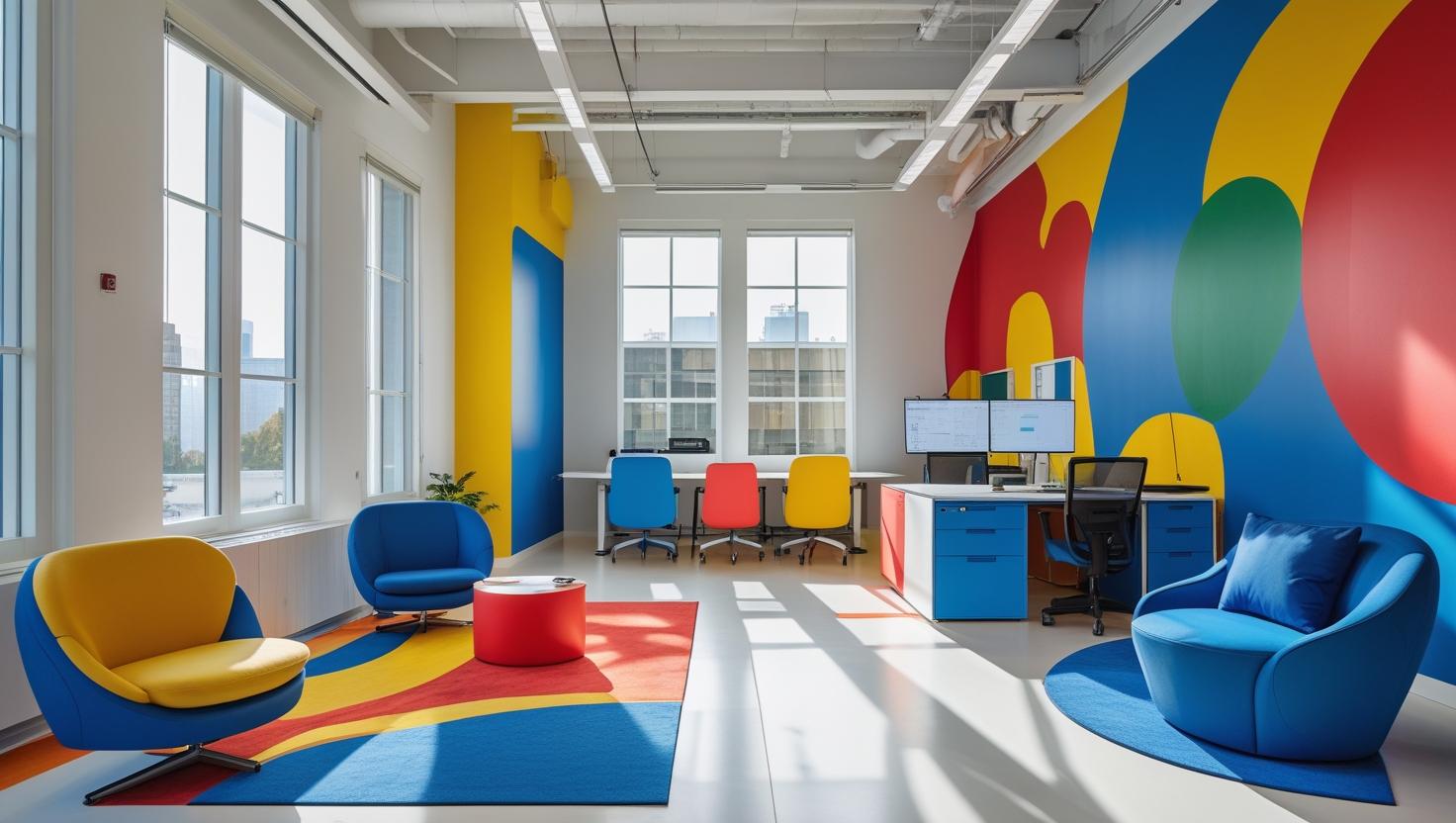 Ein Zimmer in google Farben.